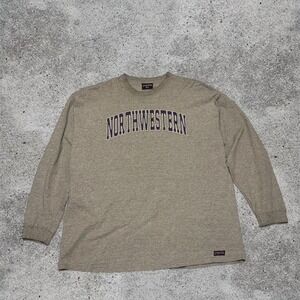 90's Northwestern University Longsleeve Jansport Made in USA Size 2XL